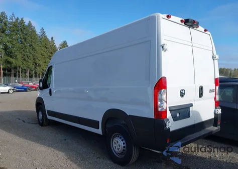 2025 Ram Promaster 3500 Tradesman High Roof 159 Wb W/Pass Seat from USA, damaged, VIN 3C6MRVHG7SE552764